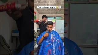 Me in barber shop vs me at home 🙂 the most viral comedy 🔥 #ytshorts #shorts