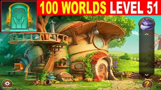 100 Worlds LEVEL 51 Walkthrough - Escape Room Game 100 Worlds Guide