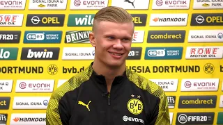 "I hope tomorrow I'll be fit to play!" | Presstalk with Erling Haaland | BVB in Marbella