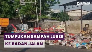 Miris! Potret Tumpukan Sampah Meluber Tak Jauh di Belakang Balai Kota Depok