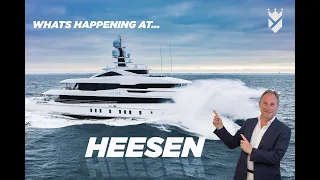 HEESEN YACHTS AMAZING PRODUCTION SCHEDULE...THIS IS JUST A FRACTION OF IT.