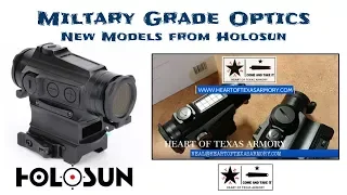 Holosun steps up thier game with new Military Grade HS515CM / GM