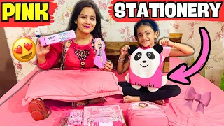 My Pink Stationery Collection 🖊📝✏️ | Personal Stationery Vlog Ep - 193 | Samayra Narula |