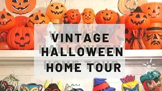 Vintage Halloween Decor Home Tour l Beistle, Blow Molds, Pyrex & More!