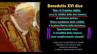 Benedetto XVI non è più Papa regnante.