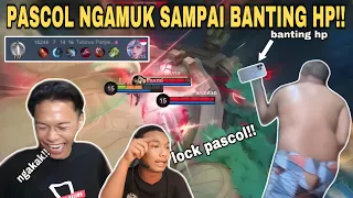 PASCOL NGAMUK SAMPAI BANTING HP GARA-GARA KITA LOCK TERUS!! - Mobile Legends
