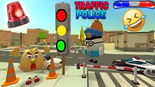 Clumsy Traffic Police | Chicken Gun