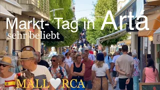 Artá MALLORCA island🌴🏖️Markt & Kunsthandwerkermarkt sehr beliebt & gut besucht #mallorca #travel