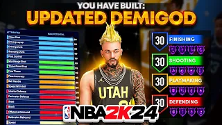 *UPDATED* BEST SHOOTING CENTER BUILD ON NBA 2K24! OVERPOWERED POPPER BUILD FOR COMP!