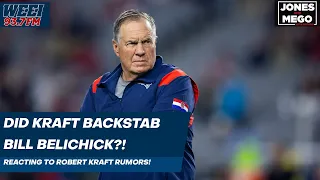 Did Robert Kraft backstab Bill Belichick's and sabotage his chances with Atlanta? #patriots #nfl