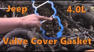 Jeep 4.0 Valve Cover Gasket Replacement