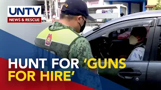 PNP to conduct aggressive operations vs. ‘guns for hire’