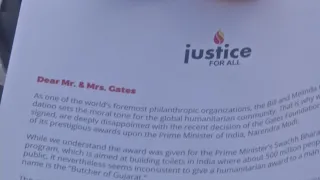 Petition urges Gates to not honor India PM Modi