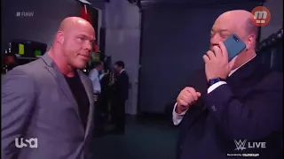 Kurt angle speaks with paul heyman