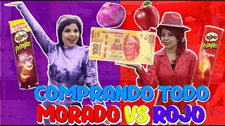 Comprando todo Rojo vs Morado Gaby y Gilda