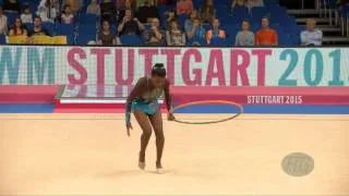 Alice TOMAS (ANG) 2015 Rhythmic Worlds Stuttgart - Qualifications Hoop