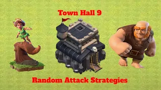 Clash Of Clans Town Hall 9 Random Attack Strategies