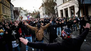 Proteste gegen Corona-Maßnahmen in der Slowakei