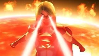 Injustice 2 Supergirl Super Move on All Characters 4k UHD 2160p