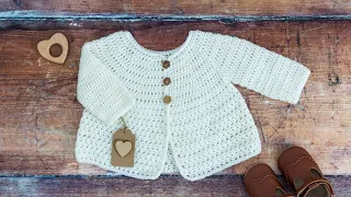 Crochet Baby Cardigan Pattern (Part TWO of this Sweet Design)