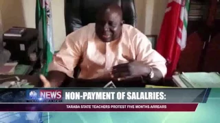 NON-PAYMENT OF SALALRIES: TARABA STATE TEACHERS PROTEST FIVE MONTHS ARREAS