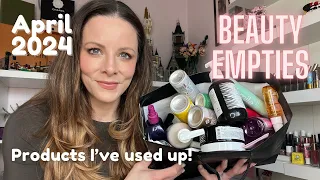 BEAUTY EMPTIES APRIL 2024 | Beauty Products I've used up | Hair care must haves for over 40