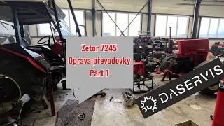 Zetor 7245 gearbox repair