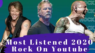 Top 100 Most Listened Rock Songs in 2020 On YouTube