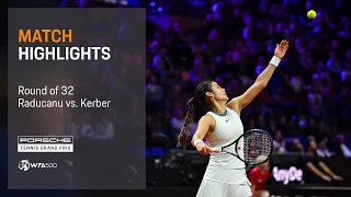 Porsche Tennis Grand Prix | 04/17/2024 | Match Highlights | Raducanu vs. Kerber