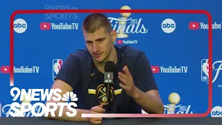 Nikola Jokic remains humble after winning an NBA championship