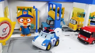 로보카폴리 세차장 플레이세트 타요 뽀로로 장난감 놀이  Robocoar Poli auto Car wash toys  Робокар Поли