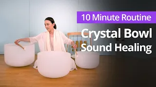 CRYSTAL BOWL Sound Healing with Ilchibuko Todd from Sedona Mago Center | 10 Minute Daily Routines
