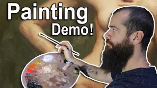 How I paint An Arm, First Painting Stage Demo. Cesar Santos vlog 083