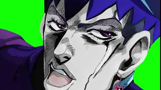 Jojo - Kishibe Rohan - I Refuse / DAGA KOTOWARU Green Screen