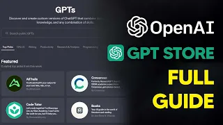 OpenAI's GPT Store Is NOW LIVE (GPT Store Tutorial)