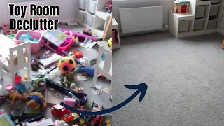 TOY ROOM DECLUTTER | SPEED CLEAN | CLEANING MOTIVIATION