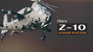 Chinese New Z-10 Attack Helicopters in Action
