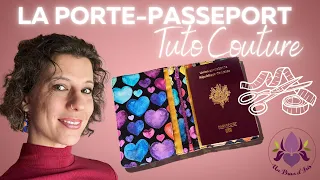 TUTO COUTURE  FACILE Le Porte-Passeport à personnaliser!