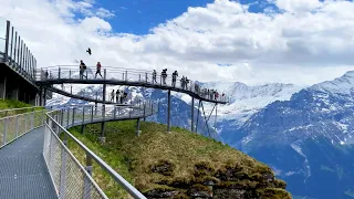 Grindelwald First Switzerland walking tour 4K 60fps - world's most beautiful village