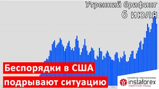 6 июля | Утренний брифинг | Анализ и прогноз рынка FOREX, FORTS, ФР