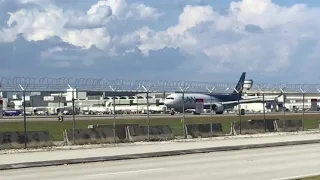 Lan b767 takeoff from Miami