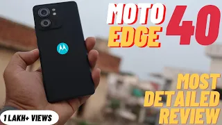 MOTO Edge 40 | Full Most Detailed Review | Tempered Glass issue (Solved) | FAQ | Heating | Pros/Cons