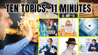 Ten Topics in 11 Minutes: Information You Need to Know    #business