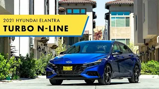 200+ HP and 34 MPG? 2021 Hyundai Elantra N Line Turbo