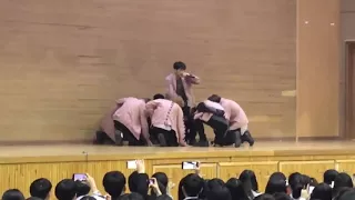 180419 Stray Kids performance "District 9" at school promotion