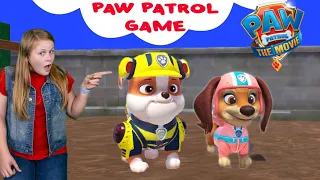 Assistant Plays Paw Patrol Adventure City Game a Case for Chase