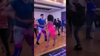 Bachata Social Dancing with La Alemana at SFIBF - Despechá (Decks)