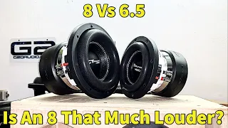 8" vs 6.5" Subwoofers. Which is REALLY Louder? | CT Sounds MESO