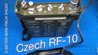 Czech RF-10 Military Radio (Unboxing)