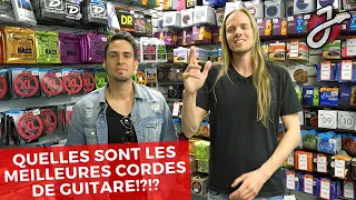 QUELLES SONT LES MEILLEURES CORDES DE GUITARES? Phosphore bronze VS 80/20 VS Nickel Bronze